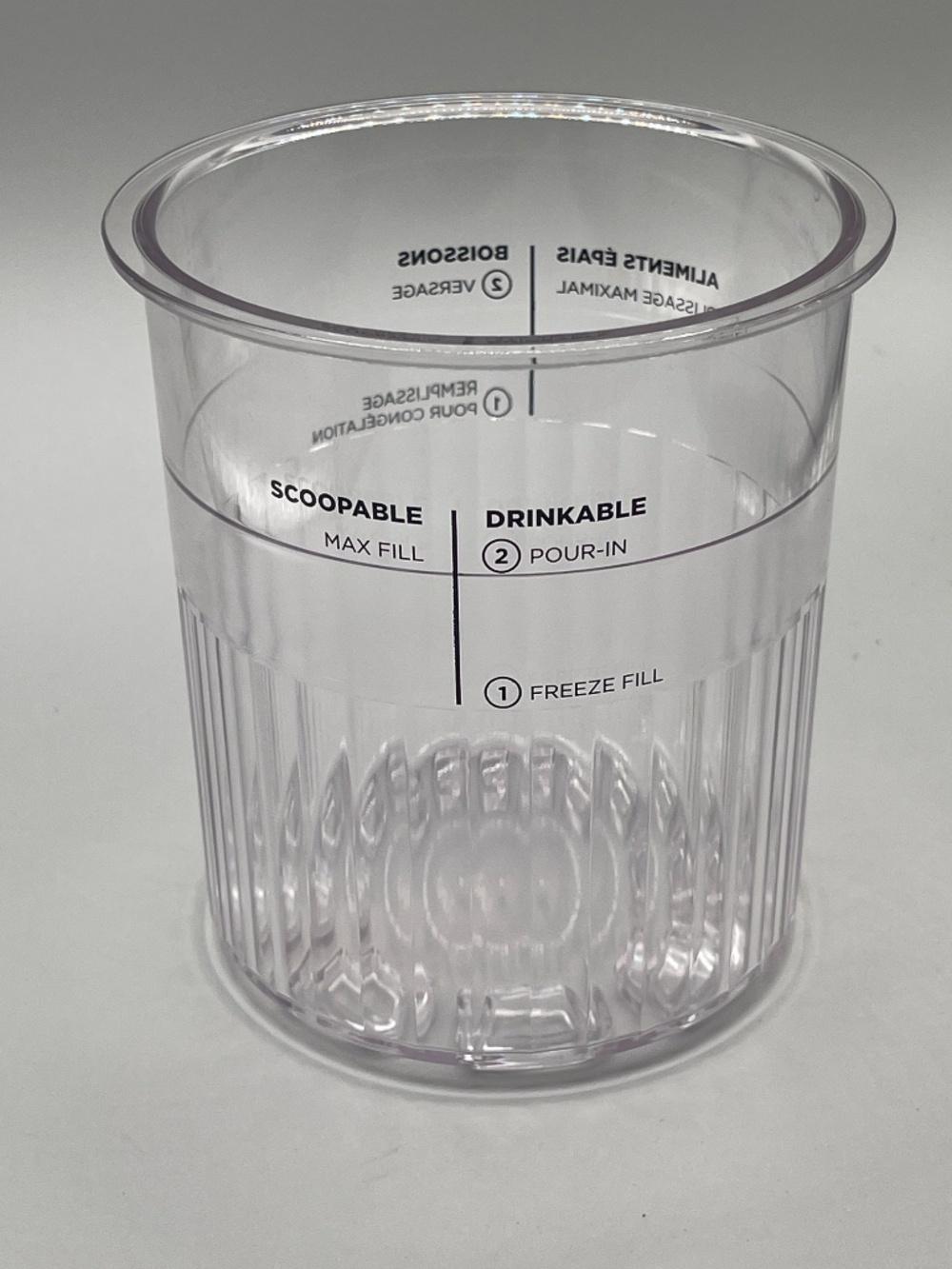 24oz Ninja CREAMi Deluxe Ice cream pint container NEW ( no lid)